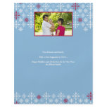 Snow Flurries Family Holiday Letter flyers