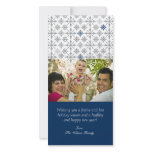 Snow Flurries Holiday Greeting photo cards