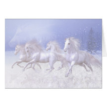Snow Horses Card