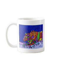 Snow Hunt by Piliero Coffee Mugs