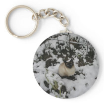 Snow Images, Snow Cat Keychains