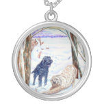 Snow Labradoodles Custom Necklace