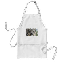 Snow Leopard Apron