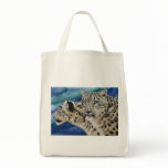 Snow Leopard Habitat Canvas Bag