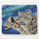 Snow Leopard Habitat Mousepad