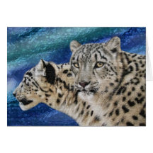 Snow Leopard Habitat Notecards