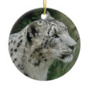 Snow Leopard Ornament