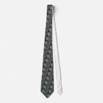 snow leopard winter, custom tie