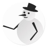 snow man stickers