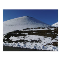 Snow on Mauna Kea Post Card
