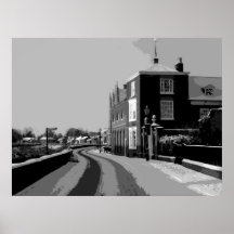 SNOW ON THE BRINKS PRINT