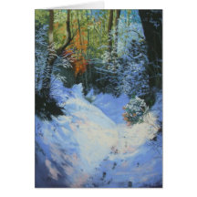 Snow On The Path To Mardon Card