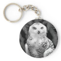 Snow Owl Baby Keychain
