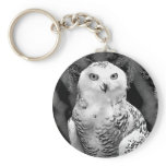 Snow Owl Baby Keychain