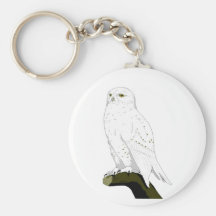 Snow Owl Key Chains