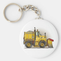 Snow Plough Truck Key Chain