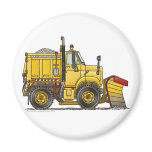 Snow Plough Truck Magnets