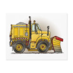 Snow Plow Truck Post Card