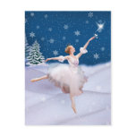 Snow Queen Ballerina  Postcard