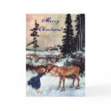 Snow Queen Fairy Tale Christmas Card