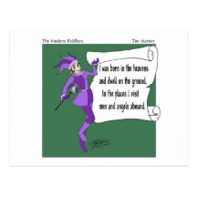 Snow Riddle Postcard