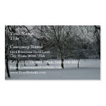 Snow Scene Business Cards