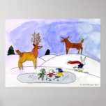 Snow Scene Poster