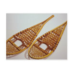 Snow shoes postcard
