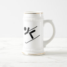 Snow Skier Coffee Mugs