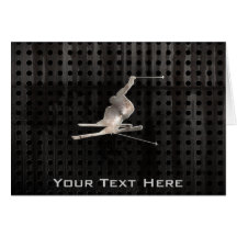 Snow Skiing; Cool Black Card