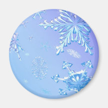 Snow Storm Fridge Magnet