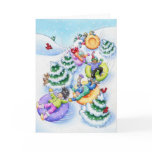 Snow Tubing cards