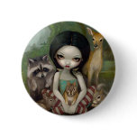 "Snow White and Her Animal Friends" Button