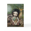 "Snow White and Her Animal Friends" Greeting Card