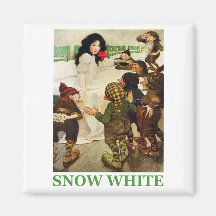 Snow White and the Seven Dwarfs Fridge Magnet