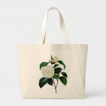 Snow White Camellia By Pierre Joseph Redoute Tote Bag