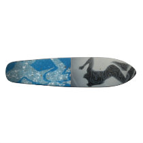 Snow White Constellation Long Board Custom Skateboard