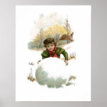 Snowball Ad for Lion Coffee Posters