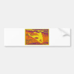 snowboard Art Bumper Stickers