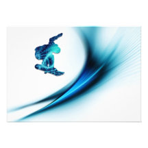 Snowboard Design Invitation