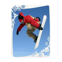 Snowboard Grab  Magnet