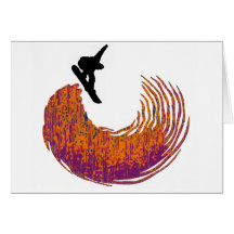 snowboard half pipe card