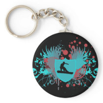 snowboard. hi-fi. v.3 key chains