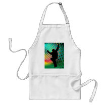 Snowboard in Cosmic Snowstorm Aprons