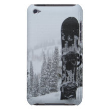 Snowboard In Snow Barely There iPod Cover