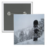 Snowboard In Snow Pin