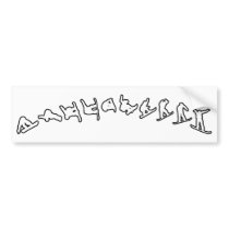 Snowboard Jump Bumper Stickers