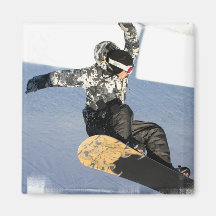Snowboard Launch Magnet