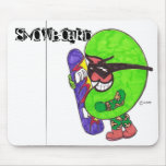 Snowboard mousepads