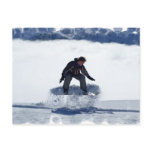 Snowboard Ollie Postcard